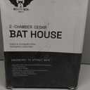 WildYard Complete Outdoor Bat House & Box - Single-Chamber - Deters Mosquitoes - No Interior Paint - Easy to Hang