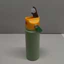 4 PACK 18 OZ Water Bottle for Kids, Stainless Steel Double Insulated Sports Water Bottle, Leak Proof Straw Cup for School, Gifts, Travel, BPA Free (Mixed Color)