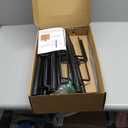 zoegi 4 Pack 10Ft String Light Poles,Light Poles for Outside Lights with Fork,Outdoor Brackets Hanging Lights,Metal Stand for Deck Patio,Backyard,Wedding,Deck,Party