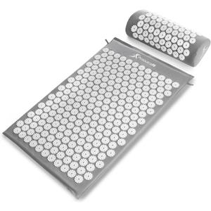 ProsourceFit Acupressure Mat and Pillow Set for Back/Neck Pain Relief and Muscle Relaxation