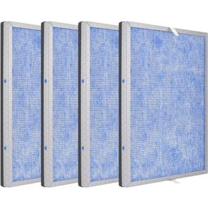 HichoryerUpgradedMSA3 Air Purifier Replacement Filter,Compatible with Membrane Solutions Air Purifier MSA3 & MSA3S, 3-in-1 H13 True HEPA Filter with Odaller Pure Technology, 4 Pack