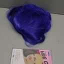 Blue Bob Wig With Bangs 12 Inch Royal Blue Wig Short Synthetic Fiber Bob Wigs for Women Short Bob Wigs and Halloween Cosplay Wig for Daily Life Colorful Wigs With One Cap (Blue)