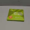 Rabenda 16 Pcs Grippers for Rugs, Non Slip Rug Pads for Hardwood Floors and Tiles, Reusable Rug Tape for Area Rugs, Dual Sided Adhesive Rug Pad Gripper Keep Corners Flat(Black)