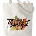 Aesthetic Seasonal Tote Bags for Women Mother's Day Spring Fall Halloween Thanksgiving