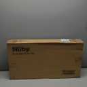 Nuby Reversible Baby Floor Mat - Foldable and Lightweight Foam Infant Play Mat - 77" x 58" - Easy Storage and Travel - Hot Air Balloons/Stripes