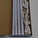 Under Cabinet Lighting Plug in, 16 Inch 4 Pcs, Linkable AC120V 3CCT 3000K/4000K/5000K Ultra Slim, LED Under Cabinet Lights for Counter Light, Kitchen, Shelf, Sink, Workshop, Desk, White