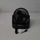 Amazon Basics Air Circulator Fan, Desk Fan for Bedroom, Home and Office, With 90-Degree Tilt Head, 3 Speed Settings, Lightweight (3 LBS), 35 Watts, Black, 11.1"W x 6.3"D x 10.9"H