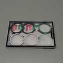 6+6 Pack for Samsung Galaxy Watch 7 44mm Screen Protector Case, Hard PC Bumper + HD Anti-Fog Tempered Glass Protective Film, Waterproof Face Cover Set for Galaxy Watch 7 44mm Accessories (Black+Clear+Silver+Darkblue+White+Green)