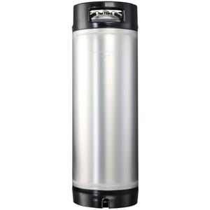 Steel Corny Keg, 5 Gallon Ball Lock Homebrew Beer Keg, Black Handles