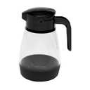 Service Ideas SY916BL Syrup Dispenser, 16oz, Black/Clr