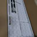 Gold Rectangular Crystal Chandelier Light Fixture 53.4 in Dining Room Chandelier Over Table Modern Farmhouse Ceiling Pendant Hanging Light Fixture for Living Room, Kitchen Island (Bulb not Included)