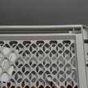 MYPET Universal Pet Gate: 26 - 42 Wide Dog Gate for Doorways with Pressure Fit or Swinging Door Hardware Mounting Types Included: 26" Tall; Gray