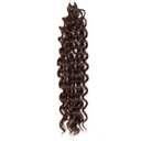 8Packs Curly Crochet Hair Boho Ocean Wave Crochet Hair 18Inch Pre Looped Crochet Hair for Black Women Pre Twisted Bench Curl Crotchet Hair(33#, 18inch)