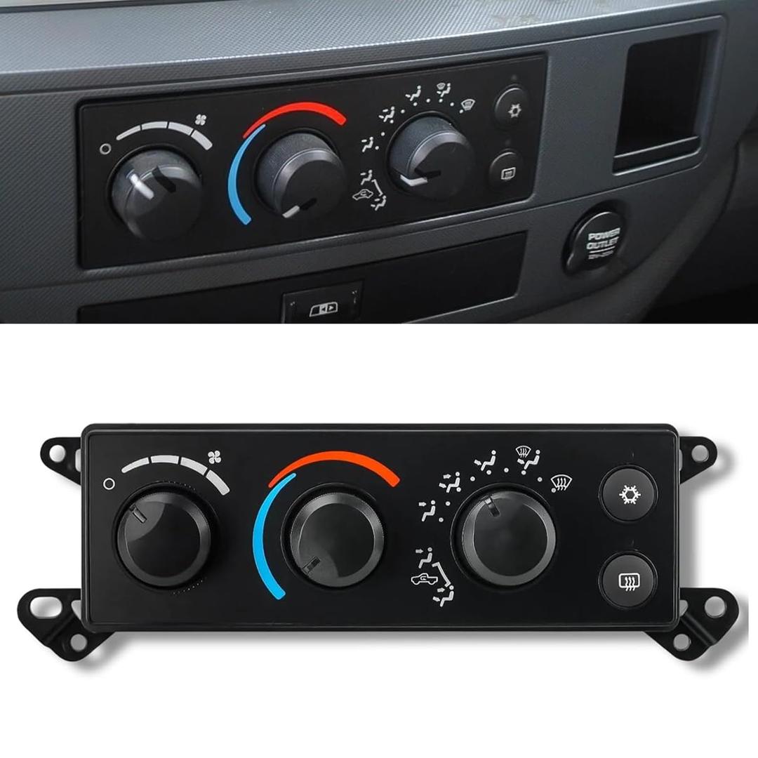 AC Heater Climate Control Module Replacement P55056569AC P55056755AB for 2006 2007 2008 Dodge Ram 1500 2500 3500