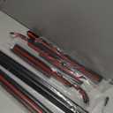 Window Visor Rain Guard Compatible with 2021 2022 2023 2024 2025 New Ford Bronco 4 Door Exterior Accessories Protect from Raindrops Sound Noise Sun Rays, Black for 2 Sides Window