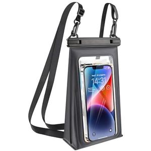 TDLIRH Large Waterproof Phone Pouch Universal Phone Waterproof Case for Phone IPX8 Water Proof Dry Bag with Wide Lanyard Large Capacity Waterproof Bag for Swimming Rafting