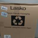 Lasko Pedestal Fan, Oscillating Fan for Bedroom with Adjustable Height and 3 Cooling Speeds, Portable, 18", Black, 1827
