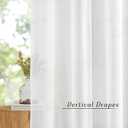 NICETOWN White Sheer Curtains 84 inches Long - Home Decoration Grommet Airy & Lightweight Elegant Window Treatments with Light Filtering for Bedroom/Living Room (2 Panels, W54 x L84)