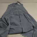 utcoco Jean Dress for Women 2025 Vintage Sleeveless Slim High Waist Frayed Raw Long Maxi Denim Dresses (XX-Large, Light Blue)