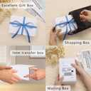 BIOBROWN 6x4x3" 50 Pack Corrugated Cardboard Boxes Small Shipping Box for Packaging Small Business Mailer Mailing White
