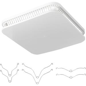 13.25" x 13.25" Broan-Nutone FG701S Universal Cleancover, FG701S Bathroom Vent Fan Cover for Broan-NuTone Fans, Ventilation Cover Bathroom Ceiling Fan Cover with Spring Clips