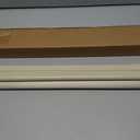 LazBlinds No Drill Zebra Blinds for Windows 24.5" W x 72" H, Cream | Cordless Dual Layer Light Filtering & Blackout Roller Shades, Free Stop-Lift, Easy Install Day & Night Privacy with Valance