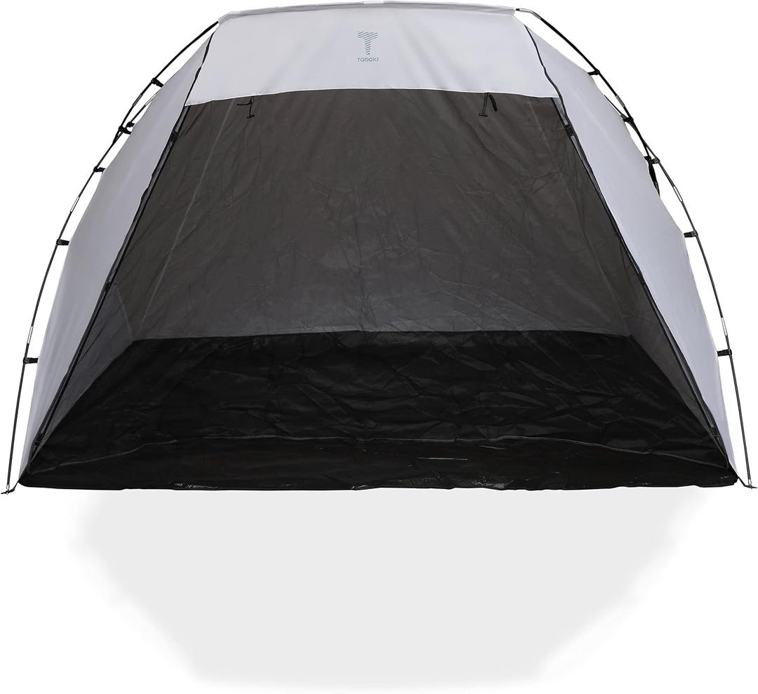 Large Spray Paint Tent - Indoor & Outdoor Paint Booth Shelter for Large DIY Painting Projects, with Built-in Floor & Mesh Screen Contain Overspray - with 4 Painters Pyramids and 1 Storage Bag