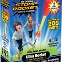 Stomp Rocket Ultra Rocket Launcher for Kids, 6 Rockets - Fun Backyard & Outdoor Kids Toys Gifts for Boys & Girls - High Flying Toy Foam Blaster Set - Multi-Player Adjustable Launch Stand