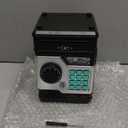 Piggy Bank, Automatic Electronic Piggy Bank for Kids Boys Girls with Password and Fingerprint Unlocking Simulation, Money Bank Kids Safe Toys for 3 4 5 6 7 8 9 10 Year Old Boy Girl (Black)