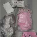 Old Lady Costume for Kids: 100 Days of School Costume for Girls 100th Day of School Granny Dress up Accessories with Wig, Glasses Wrinkle Tattoo Stickers, Cane, Jewelries, Grandma Cosplay Kit