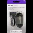 Allied Lightning Cable and Dual Port USB Car Charger