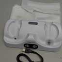 Controller Charging Dock for PS5 VR2, PSVR 2 Charging Station with VR Headset Holder Display Stand, PS VR2 Controller Charger for PSVR2 Accessories with Led Indicator, 2 Magnetic Clasp & Type-C Cable