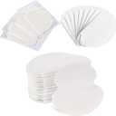 Underarm Sweat Pads for Women [100 Pcs], UOIRMI Armpit Pads for Sweating Women, Disposable Underarm Sweat Pads, Armpit Sweat Pads for A Whole Day Protection | Ideals for Workouts and Special (White)