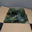 2 Pack 24" Lighted Outdoor Christmas Tree Urn Fillers Holiday Planters with Timer 8 Mode Warm & Colorful Light 6 Style Branches Eucalyptus Pinecones Red Berries Tripod Stake Front Porch Indoor Decor