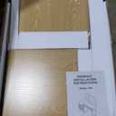 Large Vanity Desk with 3 Color Touch Screen Dimming Mirror, Vanity Desk with Charging Station, Modern Retractable Makeup Dressing Table, Makeup Table With storage shelves and 5 Sliding Drawers, Oak