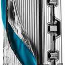 Transparent PVC Suitcase Cover, No Disassembly Required Clear Luggage Protector Suitcase Cover (26, Blue)