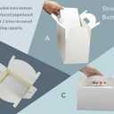HUAPRINT 30 Pack White Gift Boxes,9.45x5x5 inches Treat Gable Box For Party Favor Goodie Birthday Baby Shower Wedding Christmas