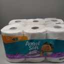 4 Pack Angel Soft 2-Ply Toilet Paper, Fresh Lavender Scented Tube, 12 Mega Rolls, White