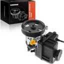 A-Premium Power Steering Pump, with Reservoir & Pulley, Compatible with Mercedes-Benz Sprinter 2500 2014-2017, Sprinter 3500 2014-2017, L4 2.1L Diesel, Replace # A0064666601, 006466660180