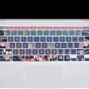 Keyboard Skin for Acer Chromebook Spin 11 311 CP311 511 512/Chromebook Premium R11 CB5-132T CB3-131/Chromebook R 13 CB5-312T/Chromebook 14 CP5-471/Chromebook 15 CB3-532 C910, Red Flower