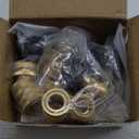 Twinkle Star Pressure Washer Adapter Set, Quick Disconnect Kit, M22 14 mm Quick Connect Swivel to 3/8'' Quick Connect Fittings, 3/4" to Quick Release 9 Sets (Brass)