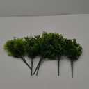 Ouddy Decor 6 Bundles Artificial Greenery Stems Mixed Fake Plastic Plants Eucalyptus Rosemary Faux Magnolia for Outdoor Indoor Garden Home Window Box Decor