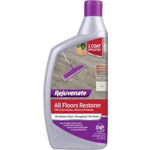 Rejuvenate All Floors Restorer and Polish Fills in Scratches Protects & Restores Shine No Sanding Required (32 oz)