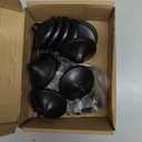 12 Pack Black Candlestick Holders, Vintage Taper Candle Holders Set in 3 Sizes for Dining Table, Fireplace, Party Decor