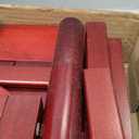 Dream On Me Classic Sleigh Toddler Bed in Cool Red Baby Safety Alliance Certified, Low-to-Floor Design, Non-Toxic Finish, Wooden Safety Rails, Red Wood