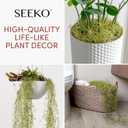 SEEKO Succulents Fake Spanish Moss 6 Pack, 33" Premium Artificial & Faux Moss Decor
