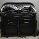 Jeep Destination Ultralight Side x Side Double Stroller, Midnight