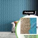 Art3d Drop Ceiling Tiles 2x2, Glue-up Ceiling Panel, Fancy Classic Style, Antique Gold, 12