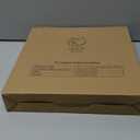 12"x12" Clear Acrylic Serving Tray with Golden Handles, Sturdy Huge Capacity Acrylic Trays for Coffee, Juice, Kitchen and Desk Organizer, Storage Tray (12"x12")