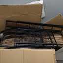 88in Steel Garden Arch Arbor Trellis for Climbing Plants Outdoor, Yard, Garden, Climbing Plants 7ft Decorative Wire Lattice, Outdoor Wedding Arch(Black) (Medium)